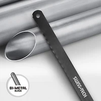 Swiss Tech Hacksaw Blade - 2 Pack, 12inch x 24 TPI blade