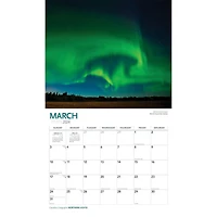 Wyman Publishing Canadian Geographic Northern Lights 2024 14x24 Inch Deluxe Wall Calendar, 9781525611728