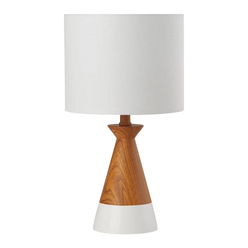 hometrends Table Lamp, 18 in., wood finish