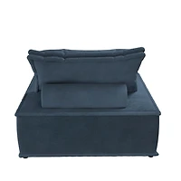DHP Paloma Upholstered Single Sofa Chair, Textured Taupe Fabric
