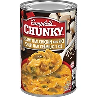 Campbell's® Chunky® Creamy Thai Chicken and Rice Ready to Serve Soup, Shelf Stable