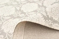 ECARPETGALLERY 5'0" x 7'7"  Floral Collage Handmade Area Rug for Living Room, Dining Room and Bedroom in Grey