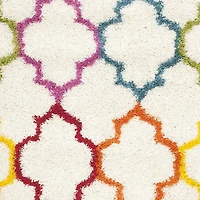 Safavieh Shag Kids Yadira Geometric Quatrefoil Area Rug
