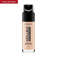 L'Oréal Paris Fond de Teint Liquide Infallible Fresh Wear, couvrance totale Formule Longue Tenue