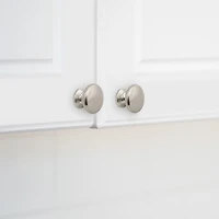 Era Simple Pacquet de 2 Bouton Nickel Satiné