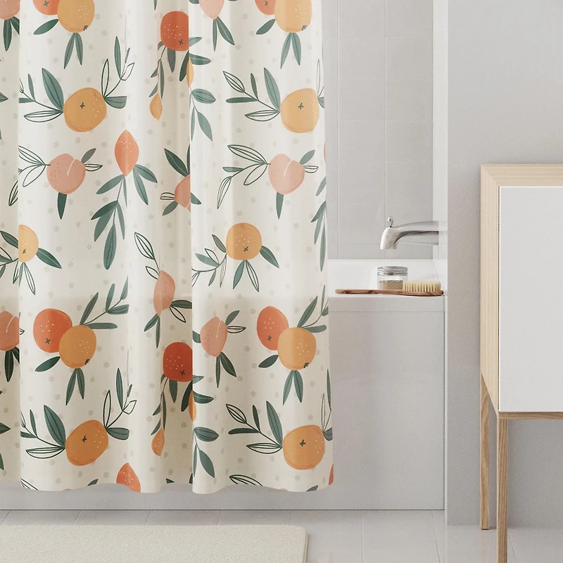 Rideau de douche décoratif Mainstays en PEVA recyclé, imperméable, de poids moyen, designs variés 78 cm x 183 cm