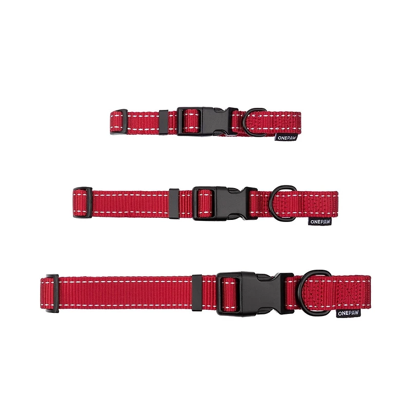 Collier en sangle One Paw pour chiens, plusieurs couleurs et tailles Chien