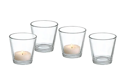 Mainstays Glass Tealight Holder 4pack, Mainstays Glass Tealight Holder 4pack