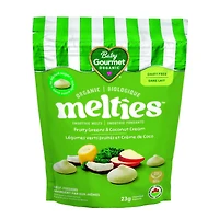 Fondants biologiques Melties légumes verts fruités et crème de noix de coco pour bébé de Baby Gourmet, 8 mois+ Fondants biologiques - 23 g