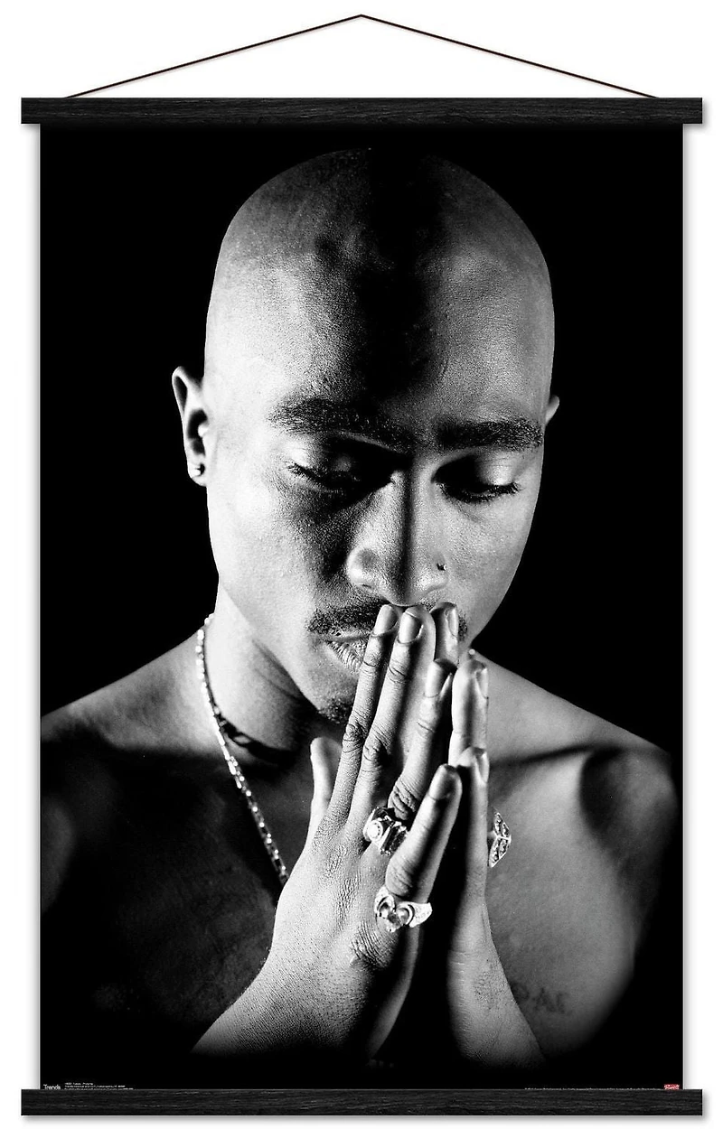Tupac - Praying Wall Poster, 14.725" x 22.375"