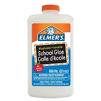 Elmer's Washable School Glue, White, Great for Making Slime