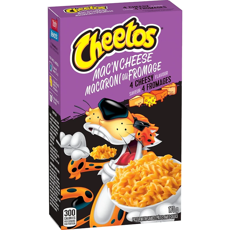Cheetos Maccaroni au fromage, saveur 4 fromages
