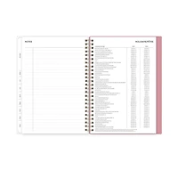 2024 Weekly Monthly Planner, 5.875x8.625, Blue Sky, Jessie Blue