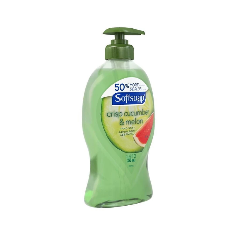 Pompe de savon pour les mains Softsoap Crisp Cucumber & Melon