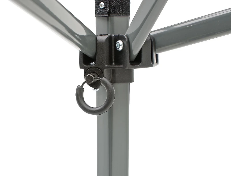 Quik Shade 11' x 11' Solo Steel 90 Square Feet of Shade Slant Leg Outdoor Pop-Up Canopy, Olive