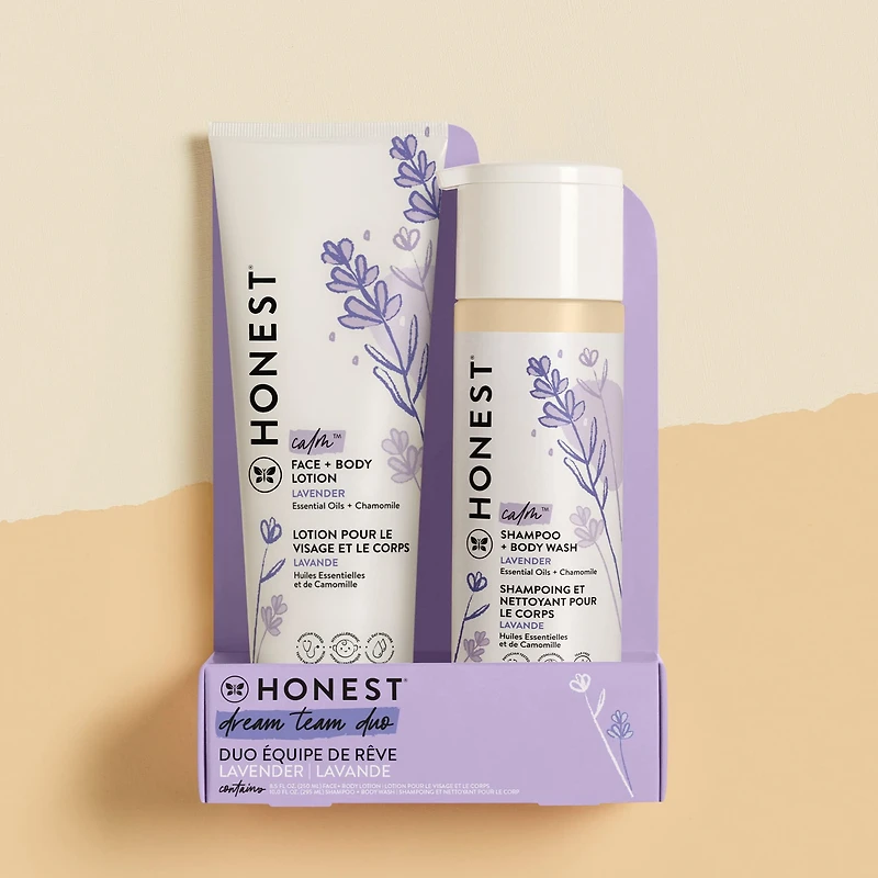 The Honest Company Lot de 2 lavandes