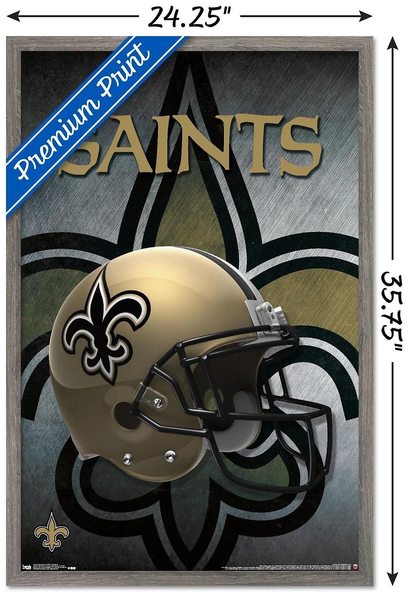 NFL New Orleans Saints - Helmet 16 Wall Poster