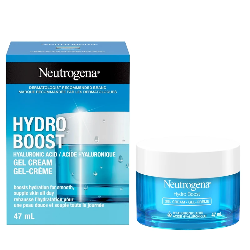 Neutrogena Skin Care Gift Set - Hydro Boost Hydrating Face Mask, Hydro Boost Gel Cream & Make-up Removing Cleansing Wipes - 3-Piece Set