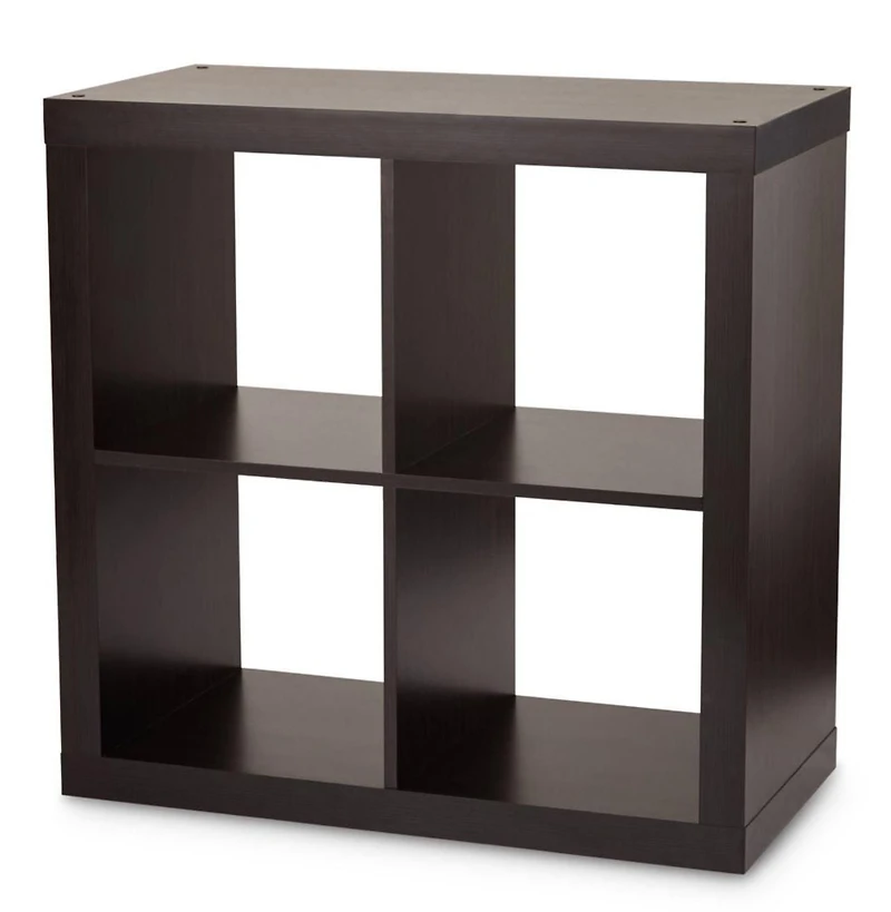 Hometrends Unité de Rangement à 4 Cubes Espresso