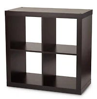 Hometrends Unité de Rangement à 4 Cubes Espresso