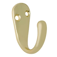 Era Single Hook 2-Pack Gold, 1.70 x 0.67 x 1.42 in