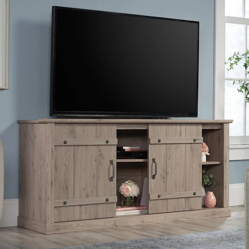 Sauder La Collection Misc Entertainment Crédence, Finition Laurel Oak, 434954