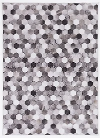 Tapis Laredo Montez gris & ivoire 6 pi 7 po x 9 pi 7 po