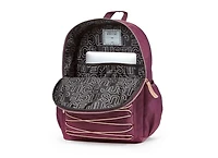Sac à dos de 17 po à compartiments multiples en nylon de marque Justice ™ pour filles avec logo scintillant et tirettes