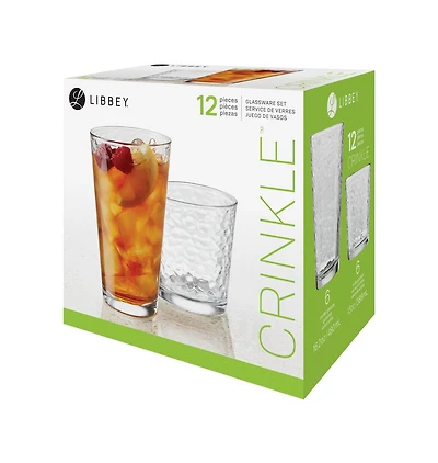 Ensemble de Verres Crinkle