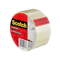 Scotch® Shipping Packaging Tape 3710, 1.88 in x 54.6 yd (48 mm x 50 m), 6 per pack