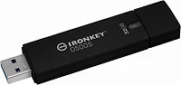 Kingston Ironkey D500S Clé USB cryptée 32 Go | Double partition cachée | FIPS 140-3 niveau 3 | XTS-AES 256 bits | Protection BadUSB et Brute Force | Option multi-broches | IKD500S/32 Go