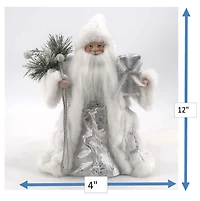 12IN SANTA-SILVER - FRENCH
