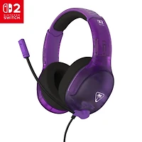 Turtle Beach Airlite Fit Wired Gaming Headset (Ghost Purple) - Officially Licensed for Nintendo Switch 2, Nintendo Switch - Durable, Lightweight