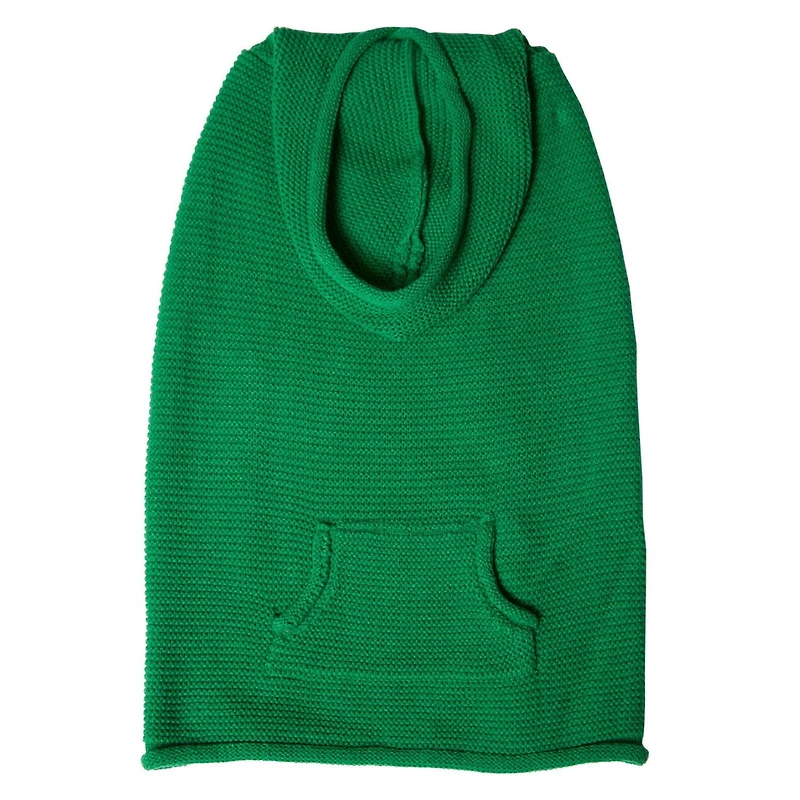 Holiday Time Green Hoodie with Pocket for Dogs