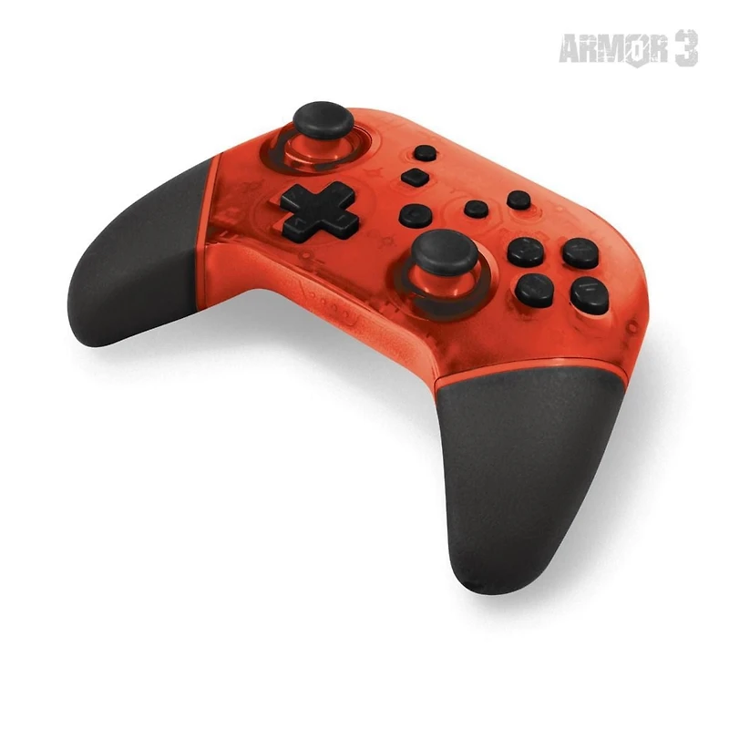 Manette de jeu sans fil Hyperkin Armor3 NuChamp pour Nintendo Switch®/Nintendo Switch® (Ruby Red)