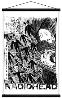 Radiohead - Scribble Wall Poster