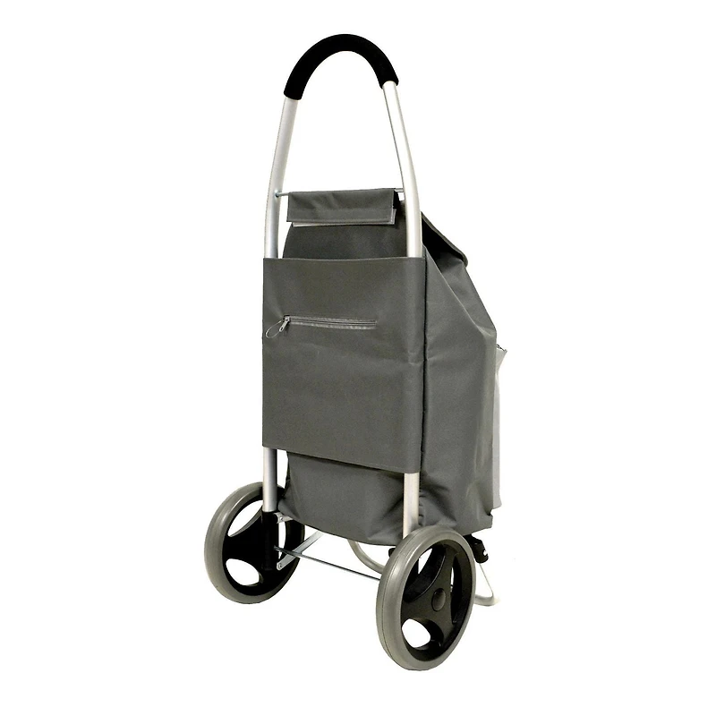 MAINSTAYS Deluxe Insulated Shopping Cart, Insulated bag, Grey