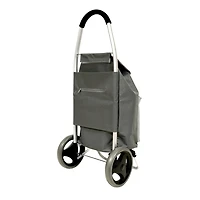 MAINSTAYS Deluxe Insulated Shopping Cart, Insulated bag, Grey