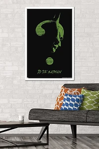 DC Comics The Batman - Riddler Wall Poster, 22.375" x 34" Framed