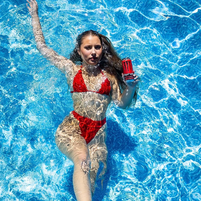 MONSTER ENERGY, Rehab Strawberry Lemonade, 458mL, Can