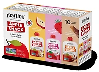 Variety Apple Snack  (4 x apple, 3 x straw, 3 x cinn) - 10PK Taille/Quantité – 90 g x 10 unités par carton