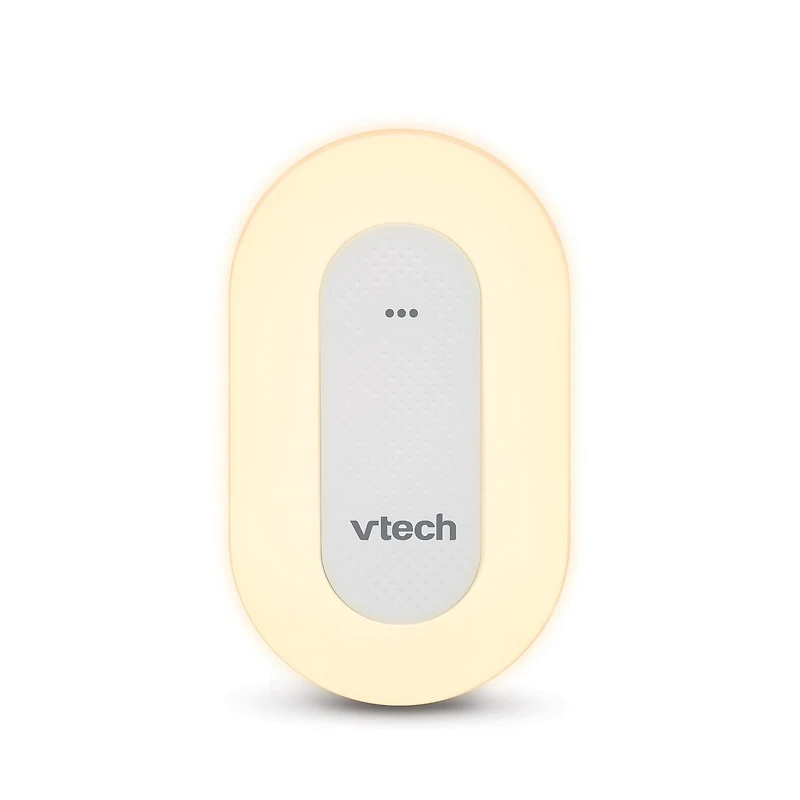 Le haut-parleur Bluetooth dispositif d’apprentissage du sommeil V-Hush Plug de VTech comprend un programme professionnel d'apprentissage du sommeil, une veilleuse colorée à une touche, des histoires p