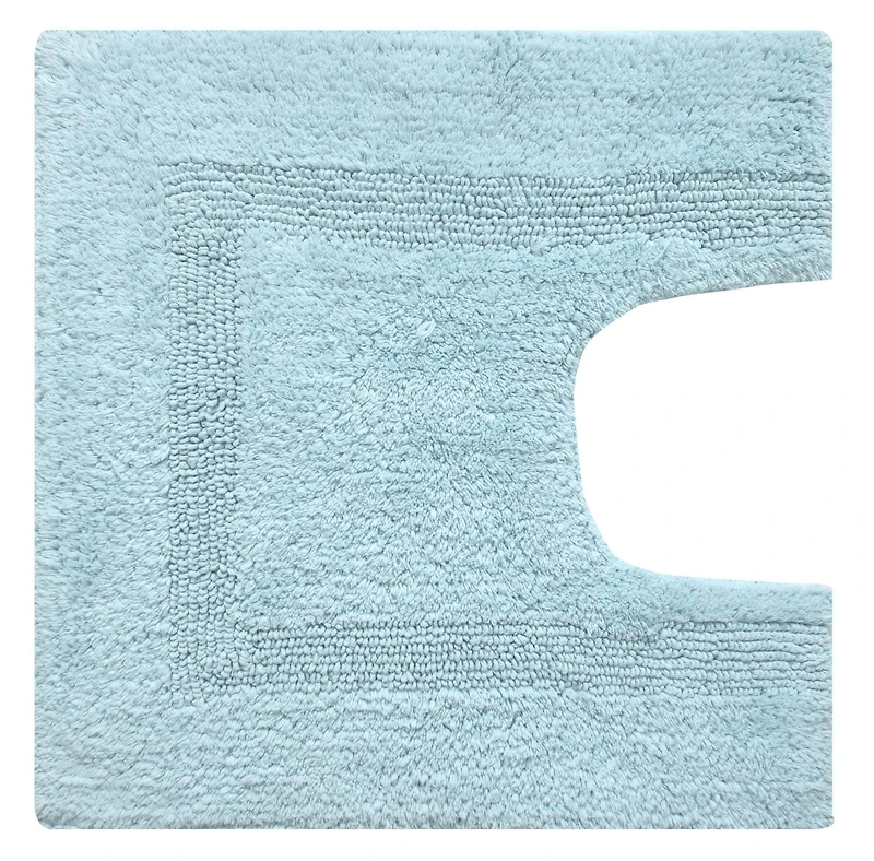 Fabstyles Basix Soft & Absorbent Reversible Cotton Bath Rug Set of 2