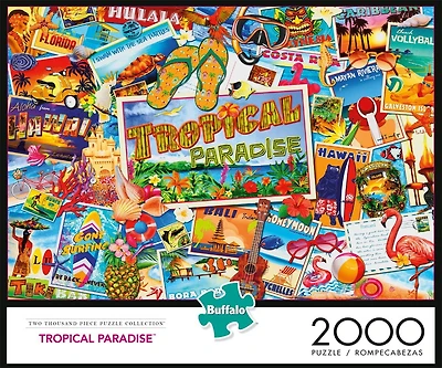 Buffalo Games Le puzzle Two Thousand Piece Collection Tropical Paradise en 2000 pièces
