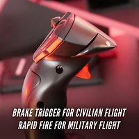 Thrustmaster T-Flight Stick X Controller for Flight Games on Windows PC