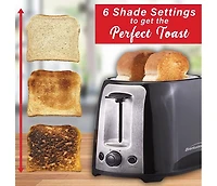 Brentwood 2-Slice Toaster, Black