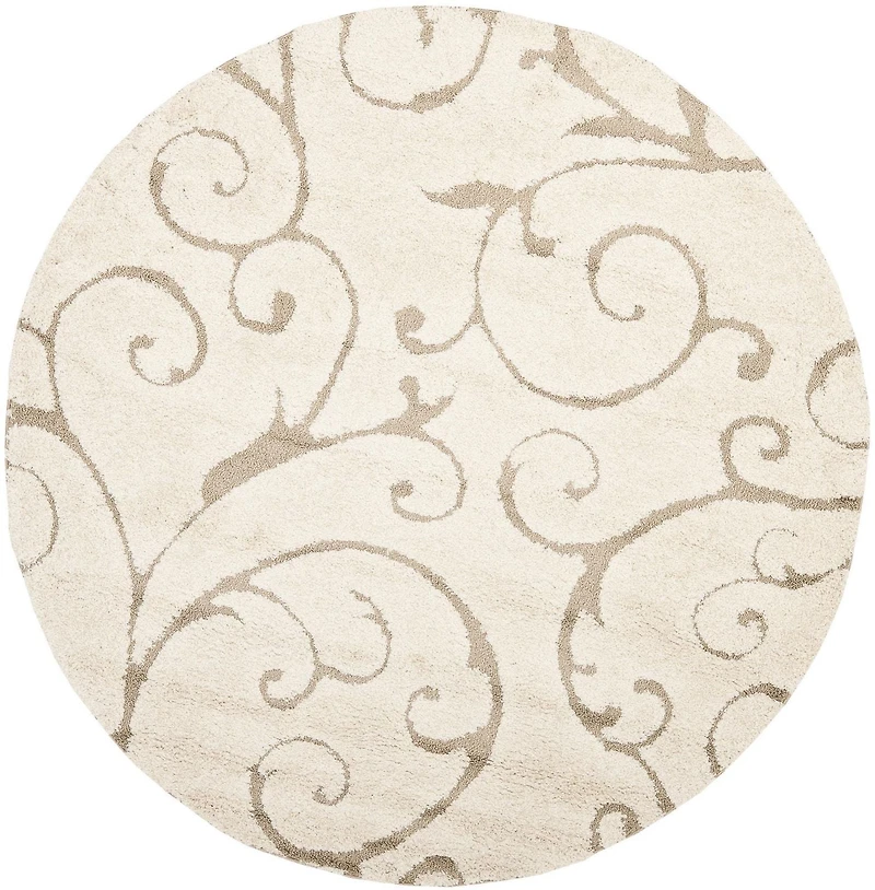 SAFAVIEH Florida Douglas Floral Vines Shag Area Rug