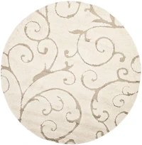 SAFAVIEH Florida Douglas Floral Vines Shag Area Rug