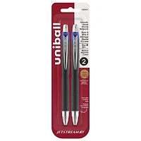 Stylos à bille uni® Jetstream RT, pointe moyenne (1,0 mm), noir, paquet de 2 Stylos à bille Jetstream RT