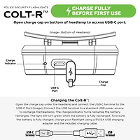 Police Security Colt-R Rechargeable  Headlamp